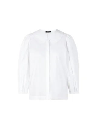 Marc Cain Collections - Bluse mit Volumenärmeln white - Gr. - 38