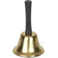 JADEO Kostüm Glocke Weihnachtsmann Kostüm-Zubehör gold-schwarz
