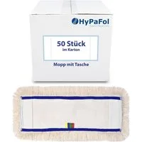 Hypafol Wischmopp / Baumwolle / Mikrofaser/ mit Borsten, 40-50 cm Breite, verschiedene Packs