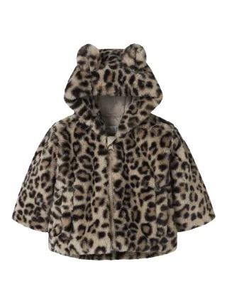 NAME IT - NBFMILA JACKET HOOD PB Humus - Gr. - 80
