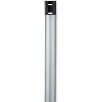 Hama Kabelkanal Aluminium Kabelführung zum Schrauben oder Kleben für 5 Kabel, halbrund, Kabelmanagement, 110 cm Länge