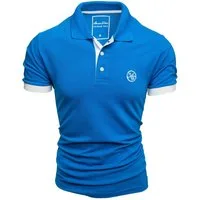 Amaci&Sons Poloshirt MEMPHIS Basic Kontrast Polo Shirt