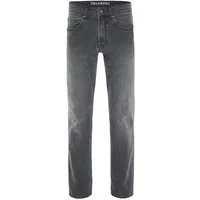 Oklahoma Jeans Straight-Jeans aus hellgrauem Denim (1-tlg)
