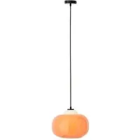 Brilliant Pendelleuchte Blop, ohne Leuchtmittel, Höhe 128,5 cm, Ø 30 cm, E27, kürzbar, Glas/Metall