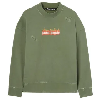 Palm Angels - Sweatshirt für Herren/Damen Unisex (Grün)
