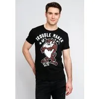 LOGOSHIRT T-Shirt Looney Tunes - Taz - Trouble Maker mit tollem Taz-Print