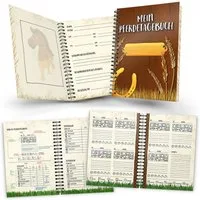 FTWdesign Notizbuch Mein Pferdetagebuch Notizbuch mit 116 Seiten für Reiter