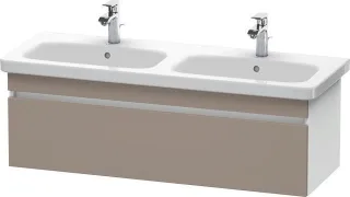 Duravit DuraStyle Waschtischunterbau wandhängend Basalt & Weiß Matt 1230x448x398 mm - DS639804318 DS639804318