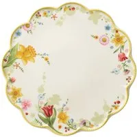 Villeroy & Boch Tortenplatte Spring Awakening Tortenplatte 33 cm, Premium Porcelain, (Platten)