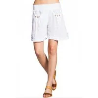 Caspar Shorts BST002 Damen Leinen Shorts