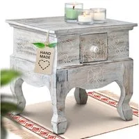 livasia Couchtisch Opiumtisch aus Bali - 39x39cm, handgefertigt