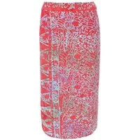Guru-Shop Minirock 3/4 Wickelrock, Bali Sarong Strandrock,..