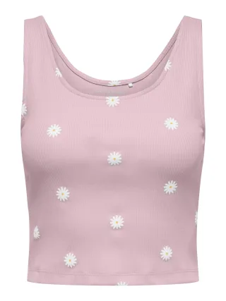 ONLY - ONLFENJA S/L SHORT TOP JRS Pale Lilac - Gr. - L