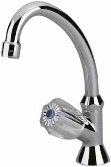 Kaja CLASSIC Standventil, warm, HU-Auslauf, 130 mm, in chrom, 20403-4-c 20403-4-c
