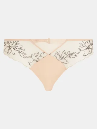 Chantelle Lingerie - Spice Slip clay nude/black - Gr. - 38