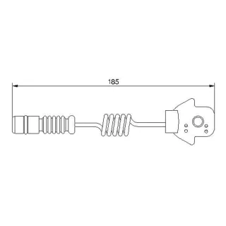 Bosch Warnkontakt f?r Bremsbel?ge Mercedes M-Klasse W163 1987474963