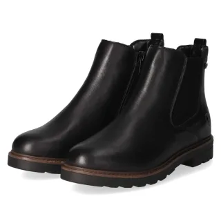 Remonte Chelsea Boots - Gr. 36 - Schwarz - Glattleder