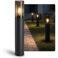 SSC-LUXon LED Gartenstrahler VARDA Pollerleuchte mit LED E27 Vintage Filament extra warmweiß 3W, Extra Warmweiß