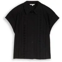 TOM TAILOR Denim Langarmbluse embroidered cotton blouse