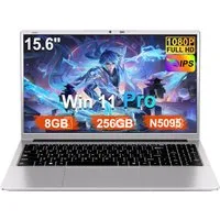 bvate RK60 Laptop 15.6 Zoll 8GB RAM 256GB SSD 1920x1080 Notebook (Celeron N5095, Celeron N5095, 8 GB, 256 GB SSD, 180° Drehung/Low Blue Light-Zertifizierung/Deutsche Tastaturaufkleber)