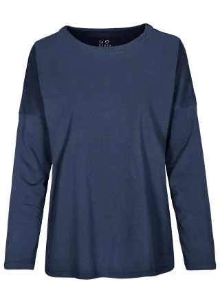IN LINEA - Da.-Shirt Soft Stretch night - Gr. - 36