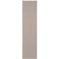 ELBERSDRUCKE Schiebegardine Schiebevorhang mit Klettband Midnight weiß 245 x 60 cm (1 St), Klettband, blickdicht, Polyester, einfarbig, modern