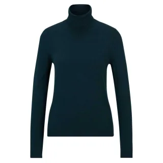 Boss - Sweatshirt für Damen, Rollkragen, Regulär (Dunkelgrün)