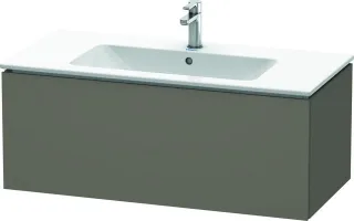 Duravit L-Cube Waschtischunterbau wandhängend Flanell Grau Seidenmatt 1020x481x400 mm - LC614209090 LC614209090