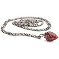 Trollbeads Kette mit Anhänger Fantasy Halskette mit Rubin, TAGFA-00064