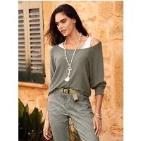 heine Strickpullover 2-in-1-Pullover Langarm Feinstrick