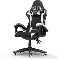 Gywowken Gaming-Stuhl Gaming Stuhl Ergonomisch - Gamer Stühle mit Lendenkissen, Gaming Chair Höhenverstellbar - 90-135° Rückenlehne