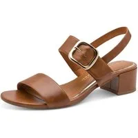 MARCO TOZZI Sandalette Blockabsatz, Riemchensandale mit Zierschnalle