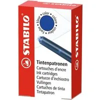 STABILO STABILO 5/0-041 Tintenpatronen für Füller königsblau 6 St. Tintenpatrone