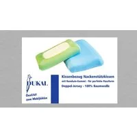 DUKAL Kissenbezüge Nackenstützkissen, aus hochwertigem DOPPEL-Jersey, (1 Stück), 30x50 - 35x50 cm, 100% Baumwolle, mit Spannumrandung, Made in Germany
