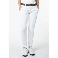SUBLEVEL Chinohose Chino Hose mit Gürtel Flechtgürtel inklusive, Chino Hose
