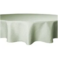Haus und Deko Tischdecke Tischdecke rund 140 cm Ø beschichtet Leinenoptik wasserabweisend (1-tlg)