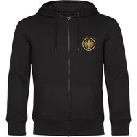multifanshop Kapuzensweatjacke Deutschland - Adler Retro Gold - Sweat