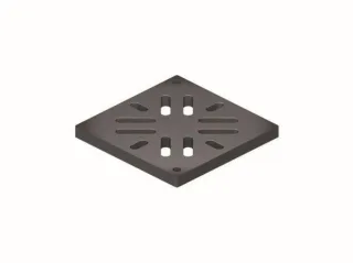 DALLMER Guss-Rost zu 605/606/615/616, mit Schrauben, 860989 860989
