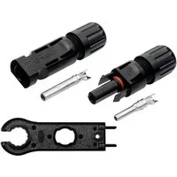 avoltik Wechselrichter MC4 Solar Kabelstecker Solarpanel MC4 Stecker männ.-/weiblich PV IP67, (MC4 Solar Kabelstecker Solarpanel MC4 Stecker männ.-/weiblich PV IP67, 1 St., MC4 Solar Kabelstecker Solarpanel MC4 Stecker männ.-/weiblich PV IP67), MC4 S