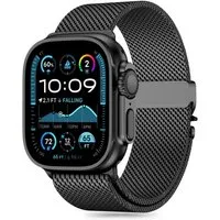 TECH PROTECT Smartwatch-Armband für Apple Watch 6/7/8/9/10/SE/Ultra 1/2 (44/45/46/49 mm), Elegantes Edelstahlarmband mit Magnetverschluss