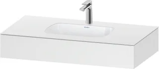 Duravit Qatego Einbauwaschtisch mit Konsole Weiß Matt 1000x550x170 mm - QA4691018180000 QA4691018180000