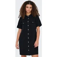 ONLY Jeanskleid ONLLISA – Denimkleid mit Knopfleiste und Brusttaschen Baumwollmischung