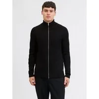 Jack & Jones Strickjacke JJPANNEL KNIT ZIP CARDIGAN AW25