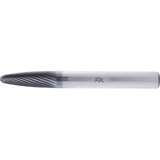 PFERD TOOLS Hartmetall Hochleistungsfrässtift Rundbogen RBF Ø 06x18mm Schaft-Ø 6mm Z5 HICOAT beschichtet universal fein - 21117357