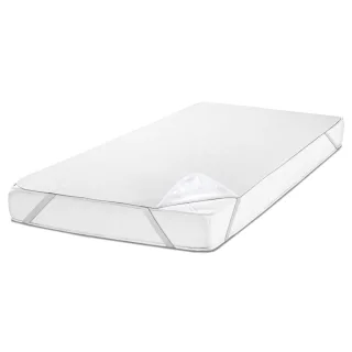 Setex wasserdichter Molton Matratzenschutz Fixspann 200 x 200 cm, Matratzenschoner aus 100% Baumwolle in weiß