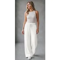 Worldclassca Stoffhose Worldclassca Crinkle-Hose Stoffhose Plissierte Weite Sommerhose Neue Kollektion - Stilvolle und gemütliche Sommer Mode für Damen