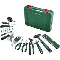 Advanced Hand Tool S, 52-teilig, Werkzeug-Set grün, mit Werkzeugkoffer