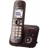 Panasonic KX-TG6821GA - Telefon - mocca braun Festnetztelefon (DECT)