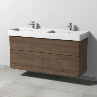 Sanipa 3way Waschtischunterbau zu Laufen Pro S Waschtisch mit 4 Auszügen, Eiche-Arizona SM77180