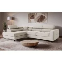 OTTO home Ecksofa AADEN Schlafsofa 254 cm - OTTO. Verlässliche Qualität., mit Bettfunktion, Bettkasten, Kopfstützen, rechts/links bestellbar